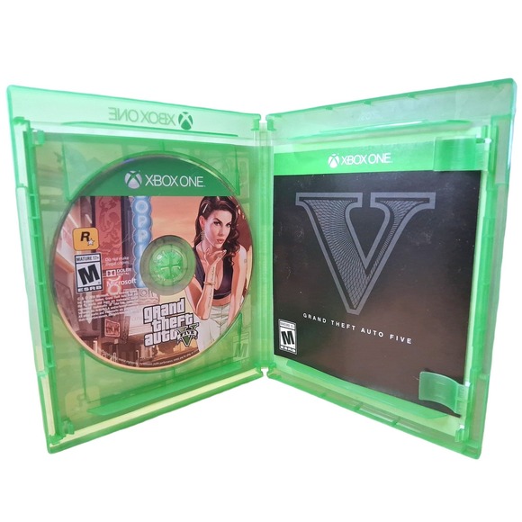 RockStar Games Grand Theft Auto V 5 Xbox One Game Complete Disc Case Manual - Picture 4 of 5